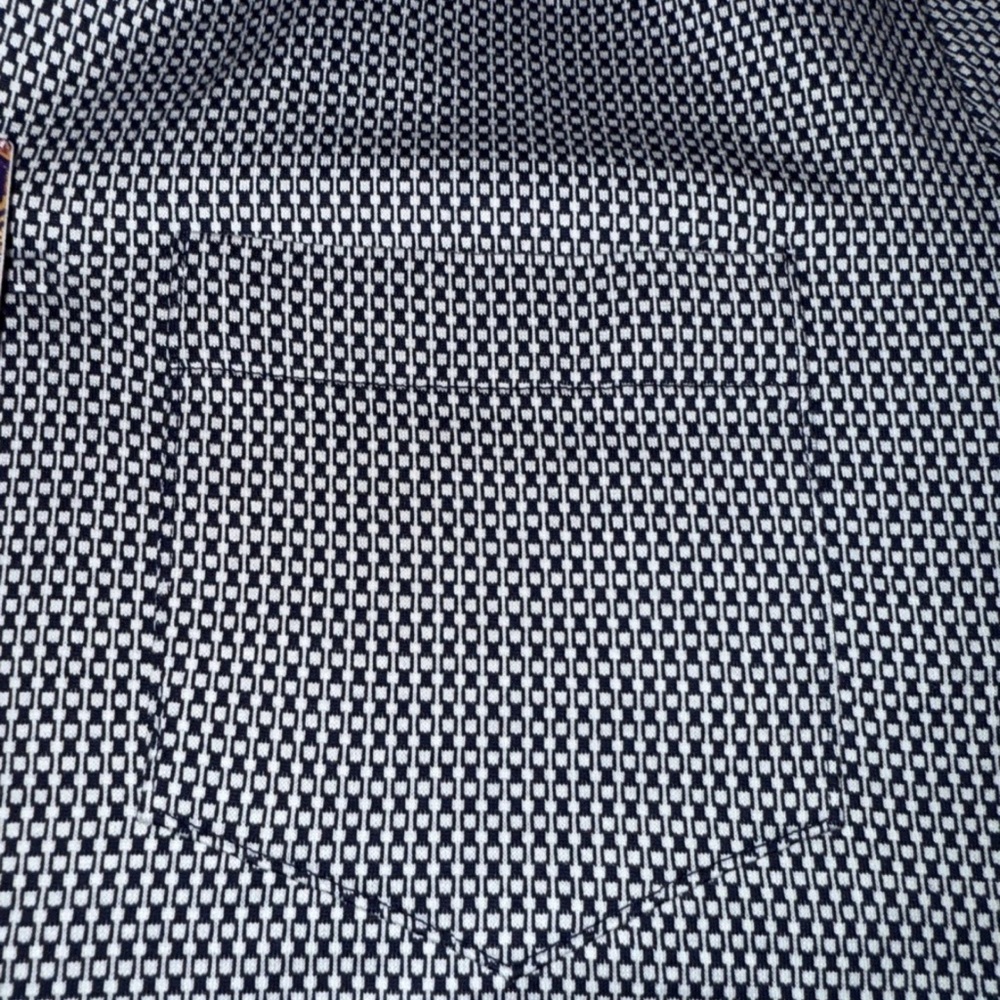 Murano Men's Blue and White Shirt - Picture 8 of 11